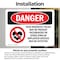 Signmission Safety Culture Sign, 5 in Width, Vinyl Decal, Rectangle OS-2PACK-DS-D-35-L-1662 - alternate 5
